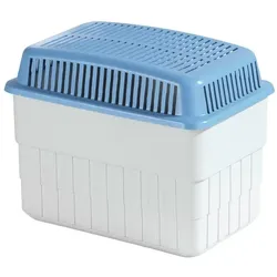 Wenko Raumentfeuchter, 2x 2,0 kg, Luftentfeuchter, Blau, Weiss
