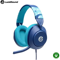 PowerA - LucidSound LS10X Gen 2 Wired Gaming Headset - Aqua Wave (Kabelgebunden), Gaming Headset, Blau