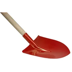Sandschaufel Nölle Frankfurter Schaufel Gr. 5 Stahl, rot mit Stiel Esche