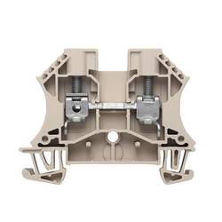 Weidmüller 1020200000-100 Durchgangsreihenklemme Schrauben Dunkelbeige 100 St.