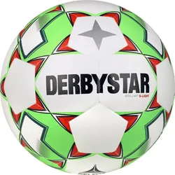 DERBYSTAR Brillant Dual-Bonded S-Light 290g Leicht-Fußball weiß/grün/rot 5
