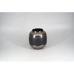 Vase KROKO (DH 21x21 cm) - schwarz - DH 21x21 cm