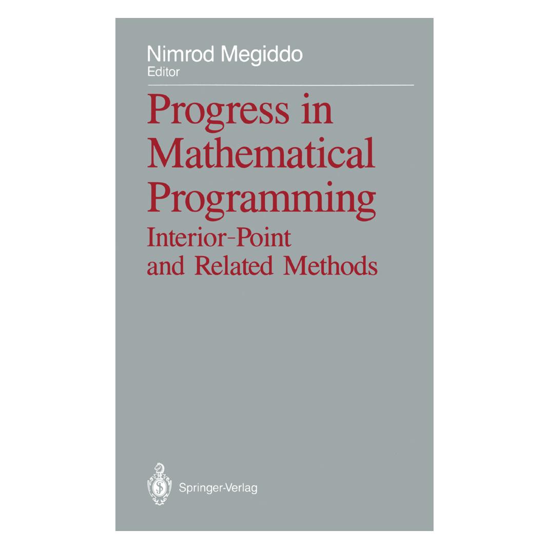 Springer Progress in Mathematical Programming (Englisch, Softcover, Nimrod Megiddo) (55492934)