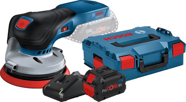 Bosch Professional GEX 18V-125 8,0 Ah ProCORE Accu Starterspakket