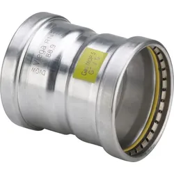 Muffe SANPRESS INOX G 0215XL 64,0mm 578244 aus Edelstahl rostfrei