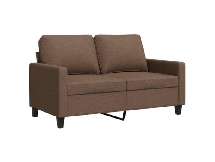 vidaXL 2-Sitzer-Sofa Braun 120 cm Stoff