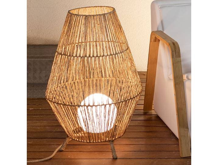 Lampe de chemin Sisine 48 x 72 x 48cm Marron/Marron