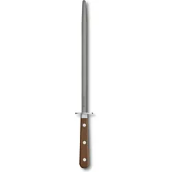 Victorinox Grand Maître, Abziehstahl, 25 cm, Wolframcarbid, rund, mod. Ahorn, Messerschärfer, Braun