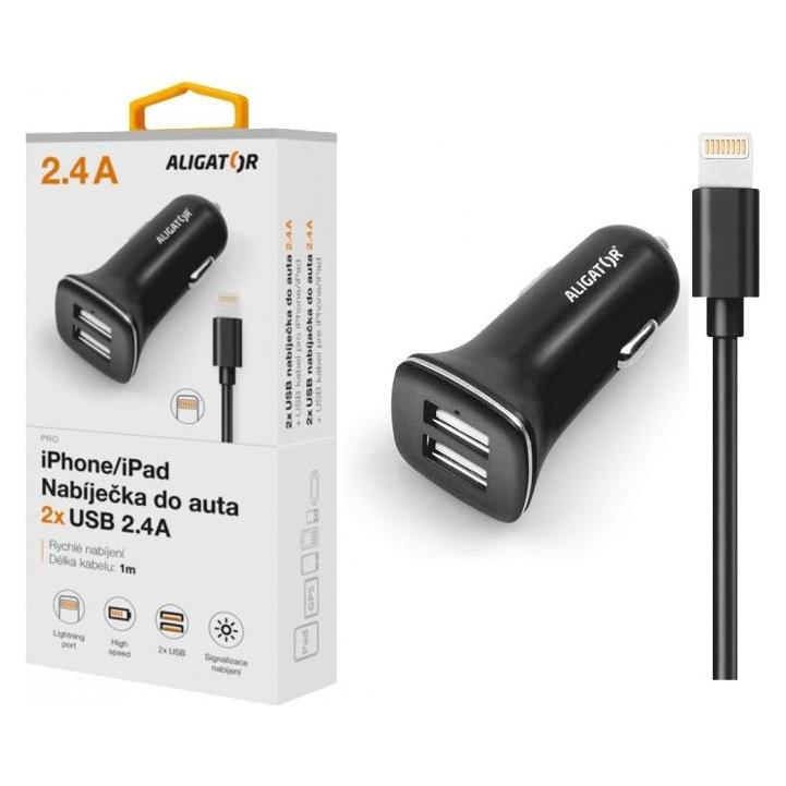 Aligator CHA0012 mobile device charger Black Auto (CHA0012)