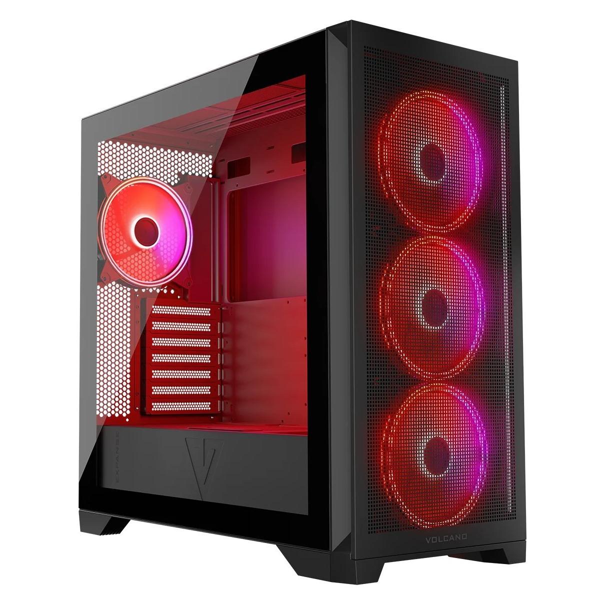 Modecom Volcano Expanse S Apex ARGB czarna (ATX, mATX, Mini-ITX) (AT-EXPANSE-SG-10-000000-0002)