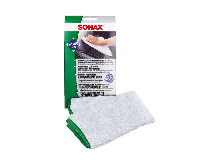 Sonax Mikrofasertuch für Polster und Leder 40 × 40 cm