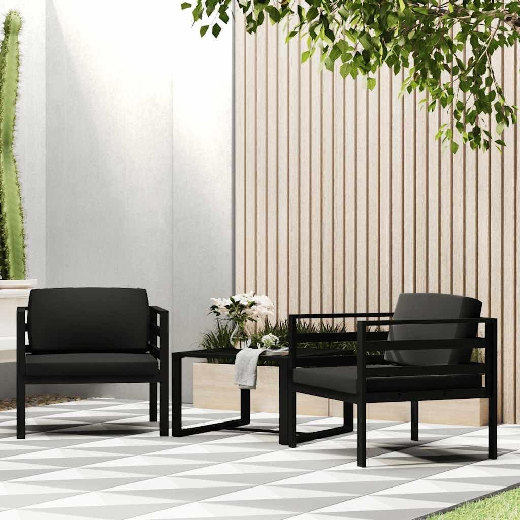 Gartenstuhl - Loungestuhl - Gartenbank - Einzelsitzbank - Gartenmöbel - Wetterbeständiger Aluminiumrahmen