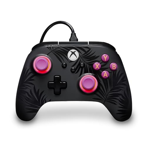 PowerA Advantage Plus bedrade controller voor Xbox Series X|S en PC - Moonlit Palms - Hall-effect thumbsticks