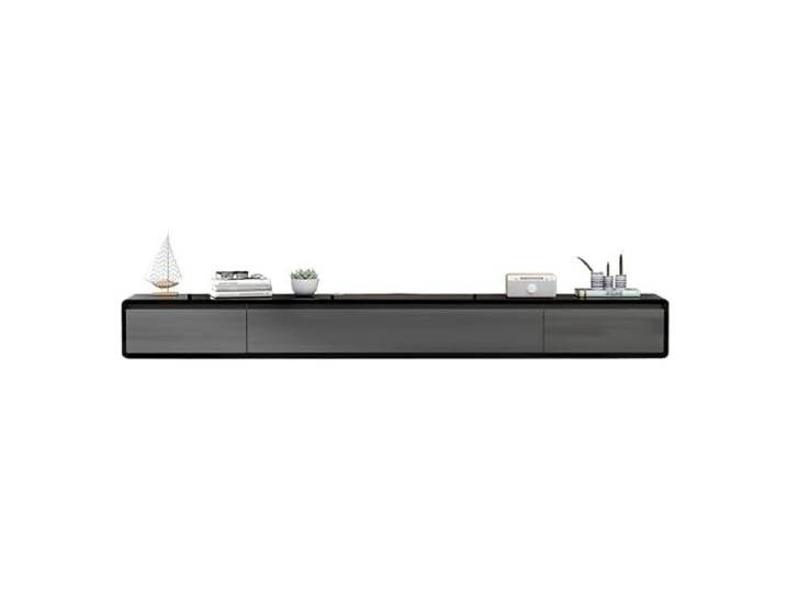 Schwebender TV-Ständer, schwebender TV-Ständer mit Schubladen, modern An der Wand montierte TV-Konsole mit großem Stauraum for das Wohnzimmer lowboard