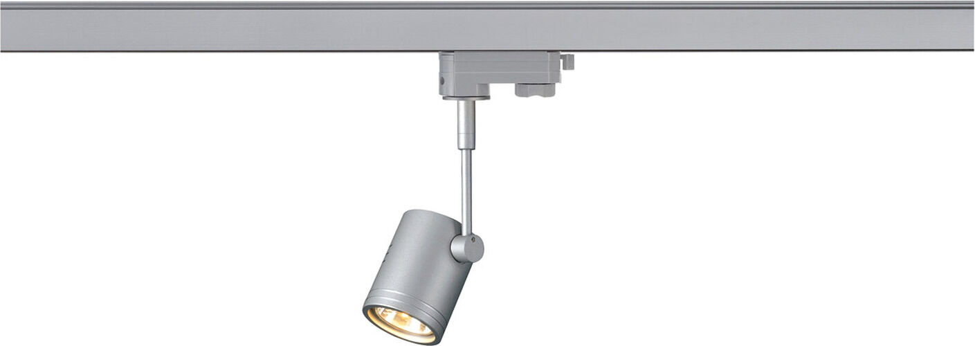 Slv Bima I Leuchtenkopf Für 3-Phasen Schiene, Silbergrau - Leuchten Mit 3 Phasen Adapter 230v