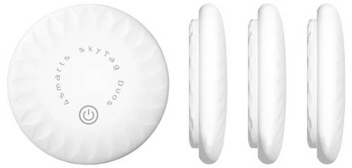 4Smarts SkyTag Duos 4-Pack Bluetooth-Tracker Weiß