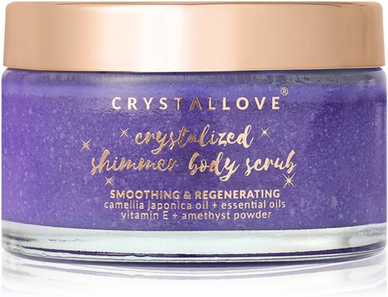 Crystallove Amethyst Shimmer Body Scrub body scrub 200 g