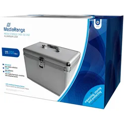 MediaRange BOX75 CD-Hülle Gehäusebox 200 Disks Silber