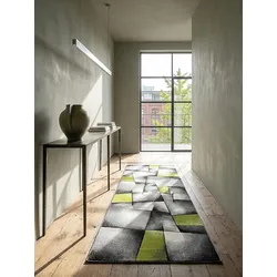 Läufer Kurzflor Grün 80x150 cm - BIENO   Kadima Design