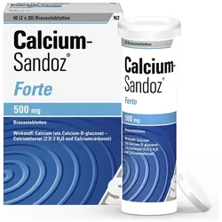 Calcium Sandoz Forte 500 mg 2X20 St
