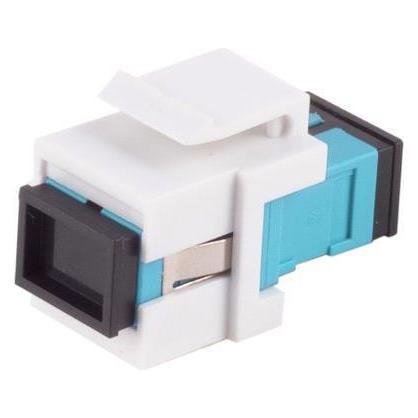 Shiverpeaks -BASIC-S--LWL-Keystone Verbinder, SC-SC, Simplex, aqua (BS08-10212)