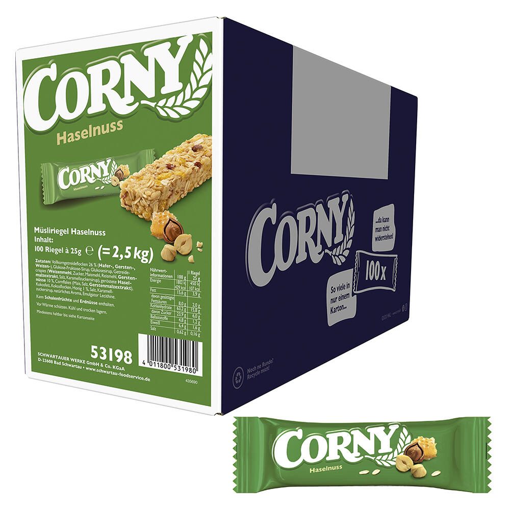 CORNY Müsliriegel Haselnuss 3007062
