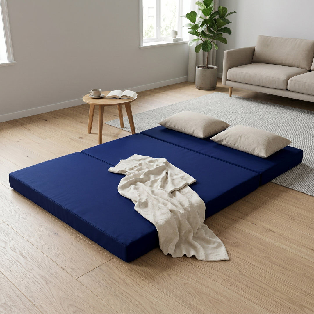 Dull Symple Stuff Small Double (4') Foam Mattress Blue