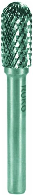 Fraises limes carbure, denture croisée forme C cylindrique, bout rond ; Ruko (116022)