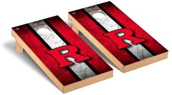 Skip's Garage Rutgers Scarlet Knights Vintage Cornhole Board Set