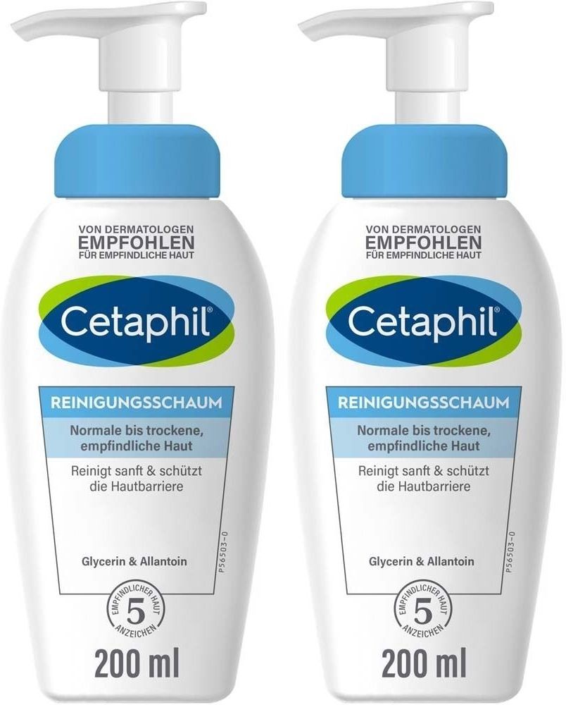 Cetaphil Reinigungsschaum x2 2x200 ml Schaum