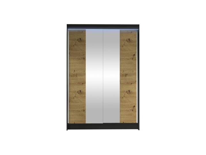 SCHWEBETÜRENSCHRANK Lino II mit RGB LED Beleuchtung