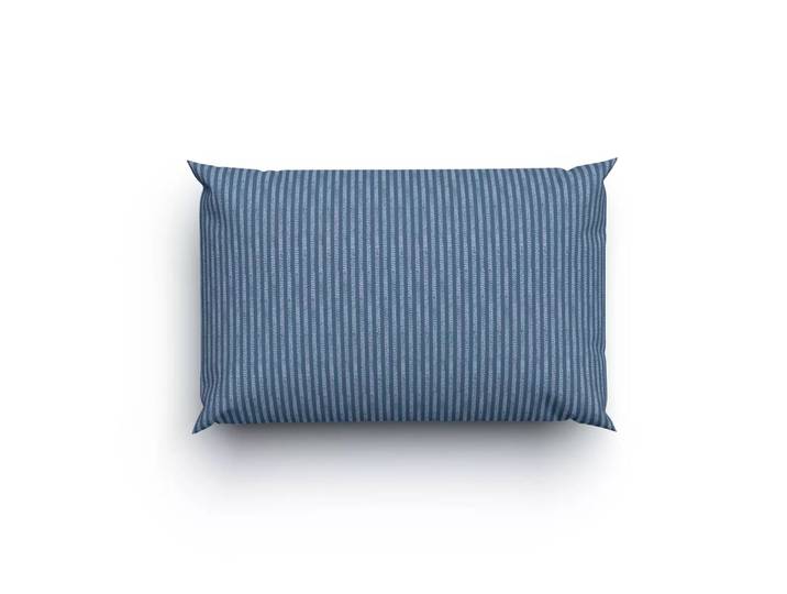 Lotus Bettwaren - Lotus Bettwäsche Bambus Linie, Bambus Linie Bettwäsche, 65 x 100 cm, Blau