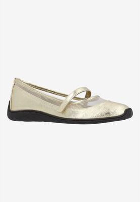 Women's Belenya Mary Jane Flat by J. Renee in Gold (Size 10 M)