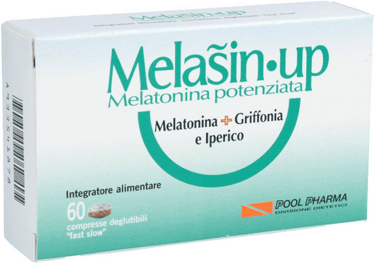Melasin -Up Integratore Sonno Formula Potenziata 60 Compresse