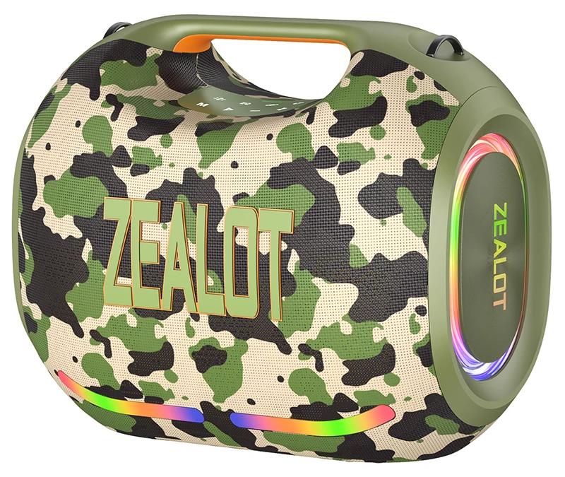 Tragbarer Bluetooth-Lautsprecher - ZE21 - 250 W - 48.000 mAh - Wasserdicht - Bluetooth 5.3 mit TWS-Subwoofer - RGB-Beleuchtung - Camouflage