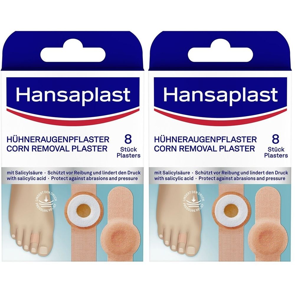 Hansaplast Hühneraugenpflaster 2x 2x8 St Pflaster