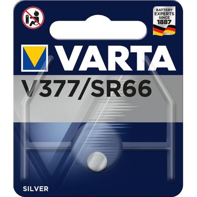VARTA Knopfzellenbatterie Electronics V377 (SR66) Silber