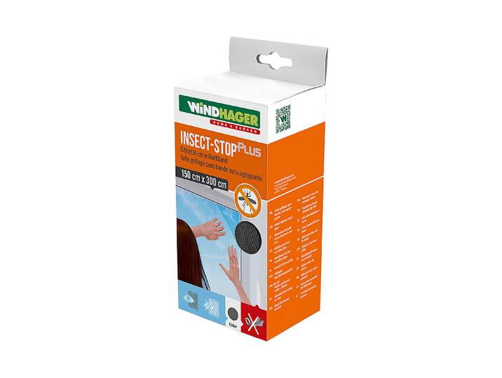 Windhager Fliegengitter Anthrazit 1.5 × 3 m
