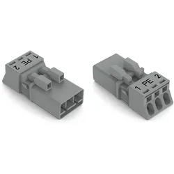 Wago 890-253/062-000 Stecker,3-polig,grau 890253062000  - 50 Stück
