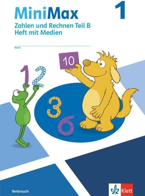 MiniMax 1: Zahlen und Rechnen Teil B - Verbrauchsmaterial mit Medien Klasse 1 (MiniMax. Ausgabe ab 2026) - Preis vom 14.10.2026 23:07:16 h