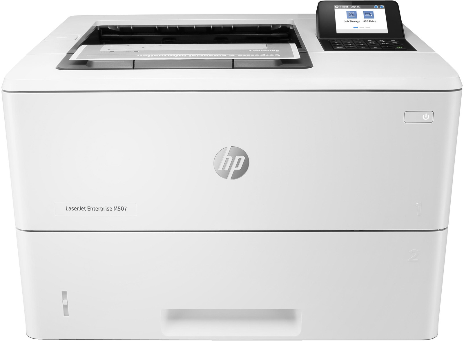 HP LaserJet Enterprise M507dn Printer zwart-wit