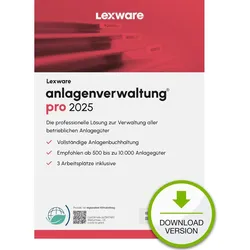 Lexware anlagenverwaltung pro 2025 - Abo für Windows