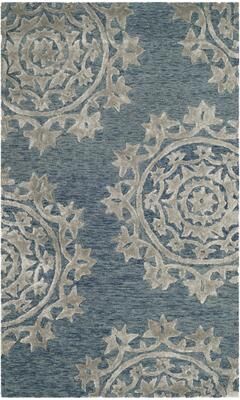 SAFAVIEH Handmade Bella Euphemia Modern Floral Wool Rug