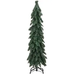 vidaXL Künstlicher Weihnachtsbaum mit Beleuchtung 60 LEDs 120 cm