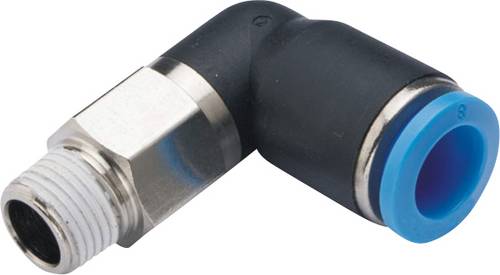 TRU COMPONENTS Winkelverbinder GPL6-01 Rohr-Ø: 6mm Gewinde-Maß: R1/8
