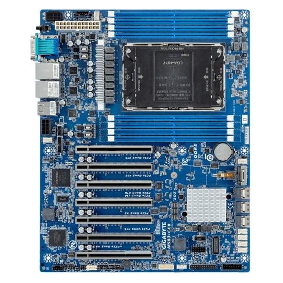Gigabyte Mainboard MS03-CE0 ATX Sockel 4677 single (LGA 4677, Intel C741, ATX) (MS03-CE0)