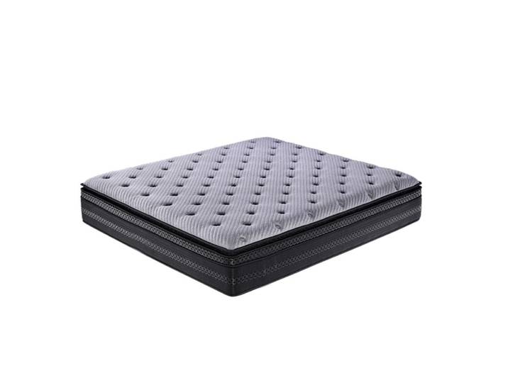 Matelas double surmatelas et ressorts 25 cm mi-ferme 160x200 cm