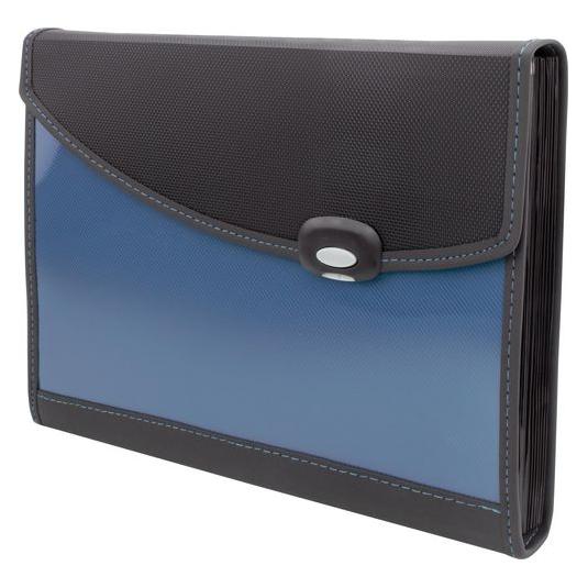 Rapesco F"chermappe Designer, DIN A4+, 7 F"cher, blau (A4+, 1x) (0679)