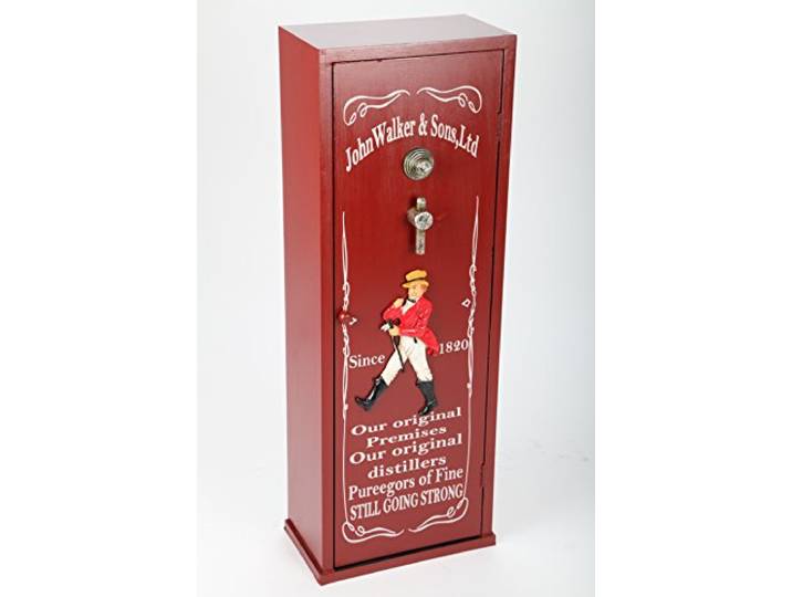 point home Design-Schrank Whiskey, Retro, rot, 85cm