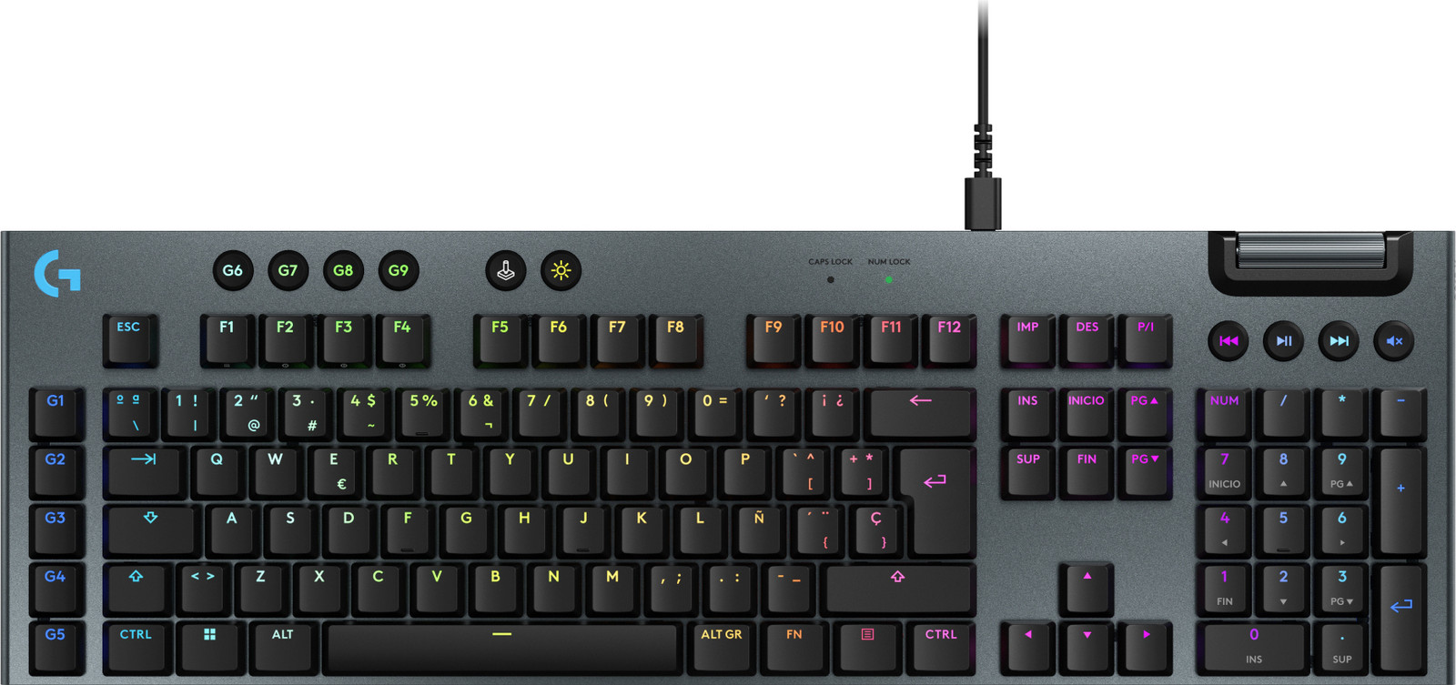 Logitech G915 X Bekabeld Gaming Toetsenbord